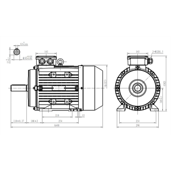 Silnik elektryczny 18,5kW 2800 obr/min. 160 B3